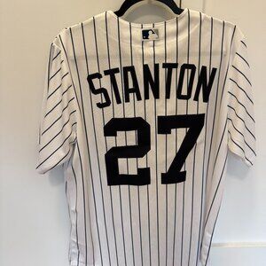 Nike x MLB New York Yankees Giancarlo Stanton #27 Pinstripe Jersey (Men’s M)